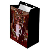 Kerst President James Jimmy Carter Witte Huis Medium Cadeauzakje (Voorkant Gekanteld)