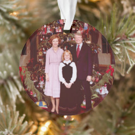 Kerst President James Jimmy Carter Witte Huis Ornament