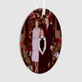 Kerst President James Jimmy Carter Witte Huis Ornament (voorkant)