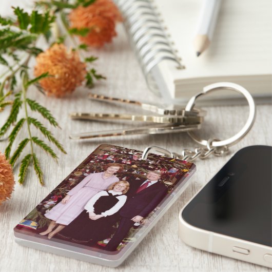 Kerst President James Jimmy Carter Witte Huis Sleutelhanger (Voorkant Rechts)