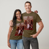 Kerst President James Jimmy Carter Witte Huis T-shirt (Unisex)