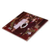 Kerst President James Jimmy Carter Witte Huis Tegeltje (Zijkant)