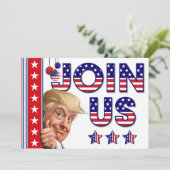 Kerst presidentiële verkiezingen vieren kaart (Staand voorkant)