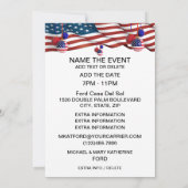 Kerst presidentiële verkiezingen vieren kaart (Achterkant)