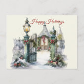 Kerst Prettige feestdagen winterscène Briefkaart (Voorkant)