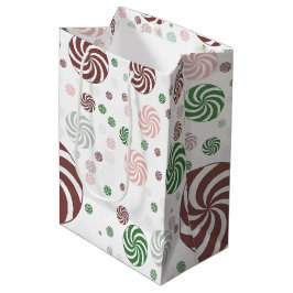 Kerst Pretzel Patroon Medium Gift Bag Cadeauzakje