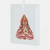 Kerst Prinses Ornament (Voorkant links)
