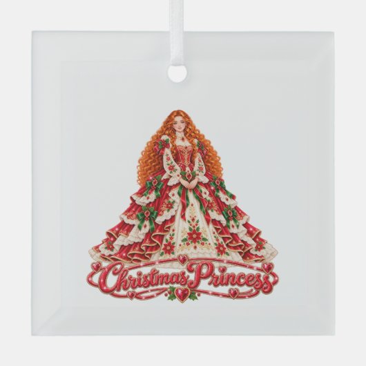 Kerst Prinses Ornament (Voorkant)