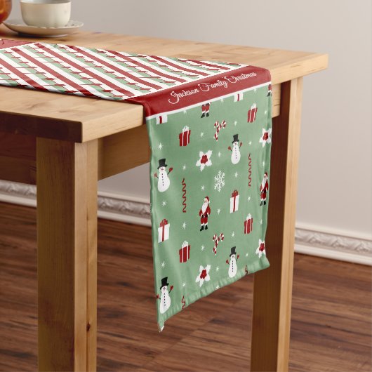 Kerst Prints Medium Tafelloper (Voorbeeld)