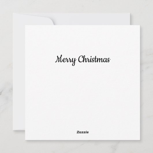 kerst psychedelisch skien Kerstman  Feestdagenkaart (Achterkant)