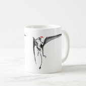 Kerst Pterodactyl Koffiemok (Voorkant rechts)