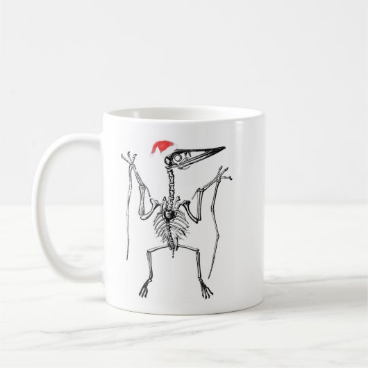 Kerst Pterodactyl Koffiemok (Links)
