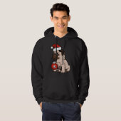 Kerst Pug Classic T-shirt 168 (Voorkant volledig)