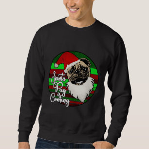 Kerst Pug Santa Classic T-shirt 219