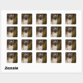 Kerst Pug Stickers (Vel)