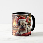 Kerst Pugs Mok (Voorkant rechts)