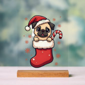 Kerst Puk Genoegen Acryl Bord (Neutraal)
