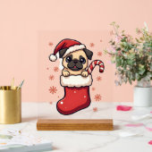 Kerst Puk Genoegen Acryl Bord (Huwelijk)