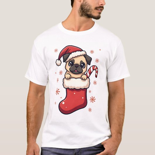 Kerst Puk Vreugde T-shirt (Voorkant)