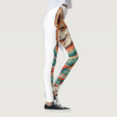 Kerst Pup in Gezellige Trui Leggings (Rechts)