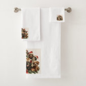 Kerst Puppies Handdoek Set (Insitu)
