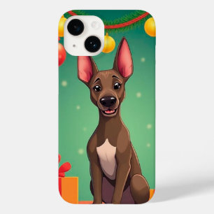 🎄 Kerst Puppy Blijheid ✨ Schattige Kerstman Hond Case-Mate iPhone 14 Hoesje