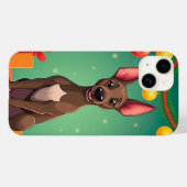 🎄 Kerst Puppy Blijheid ✨ Schattige Kerstman Hond Case-Mate iPhone Case (Achterkant (horizontaal))