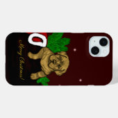 Kerst Puppy Case-Mate iPhone Case (Achterkant (horizontaal))