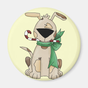 Kerst Puppy Magnet