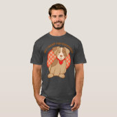 Kerst Puppy vriend T-shirt (Voorkant volledig)