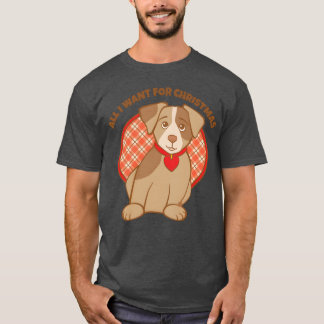 Kerst Puppy vriend T-shirt