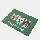 Kerst Puppy's Kaneelstok Deurmat (Schuin)