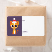 Kerst Purrl de Kat Etiket (Insitu)