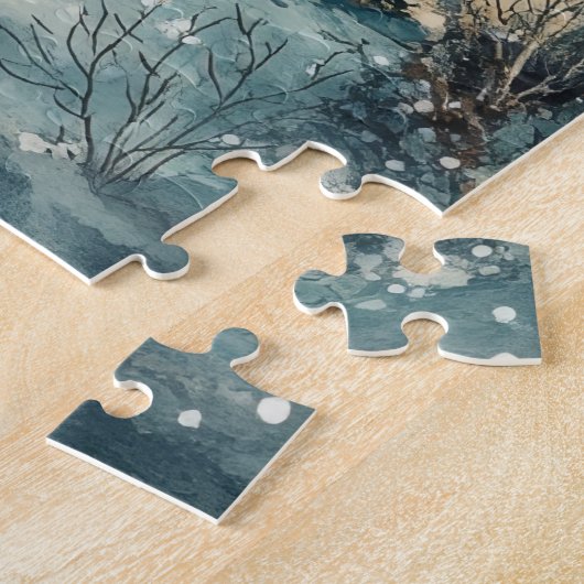 Kerst  puzzel (Zijkant)