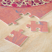 Kerst Puzzel in Vintage Stijl (Zijkant)