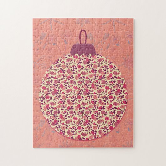 Kerst Puzzel in Vintage Stijl (Verticaal)