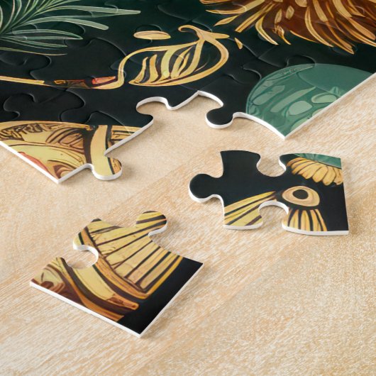 Kerst  puzzel legpuzzel (Zijkant)