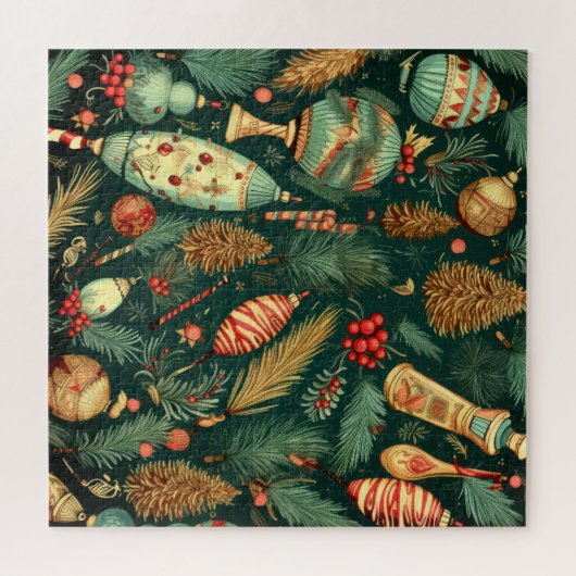 Kerst  puzzel legpuzzel (Horizontaal)