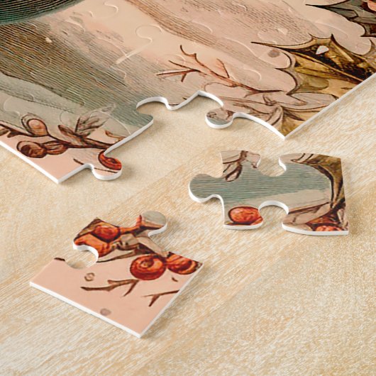 Kerst puzzel legpuzzel (Zijkant)