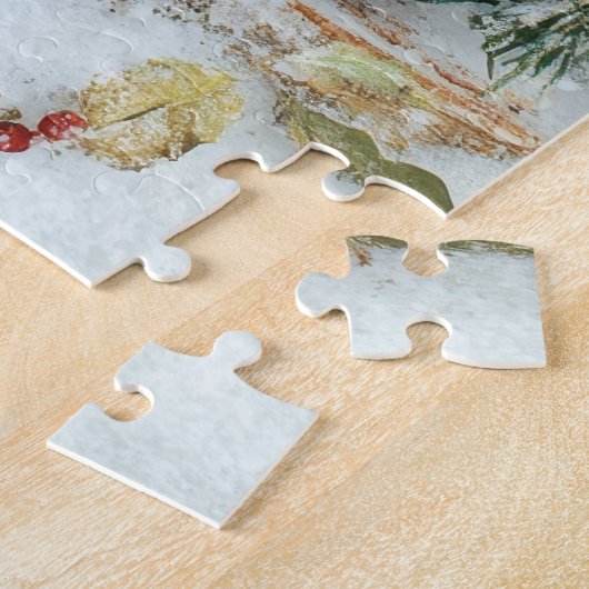 Kerst  puzzel legpuzzel (Zijkant)