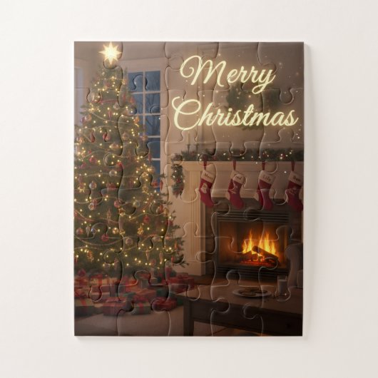kerst puzzelset 1 legpuzzel (Verticaal)