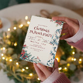 Kerst pyjama feest kaart