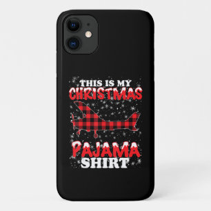 Kerst Pyjama Grappige Luchtvaart Vliegtuig Gift Case-Mate iPhone Case