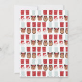 Kerst Pyjama Party Kinder feestdag Kaart (Achterkant)