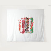 Kerst Pyjama Schattige Honden Hondenliefhebber Ker Wandkleed (Voorkant (horizontaal))