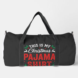 Kerst Pyjama Shirt Grappige Feestdag Plunjezak