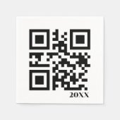 Kerst QR-code Servet (Voorkant)
