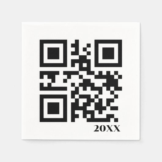 Kerst QR-code Servet (Voorkant)
