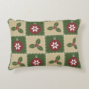 Kerst Quilt accent kussen