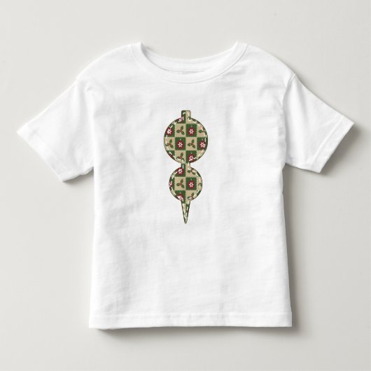 Kerst quilt kinder- en babyshirt kinder shirts (Voorkant)